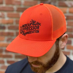 Embroidered Script ASA Orange Hat