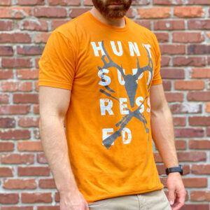 Hunt Suppressed Deer T- Shirt (Orange)