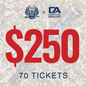 Quiet In The Capitol 2024 Raffle – 70 Tickets